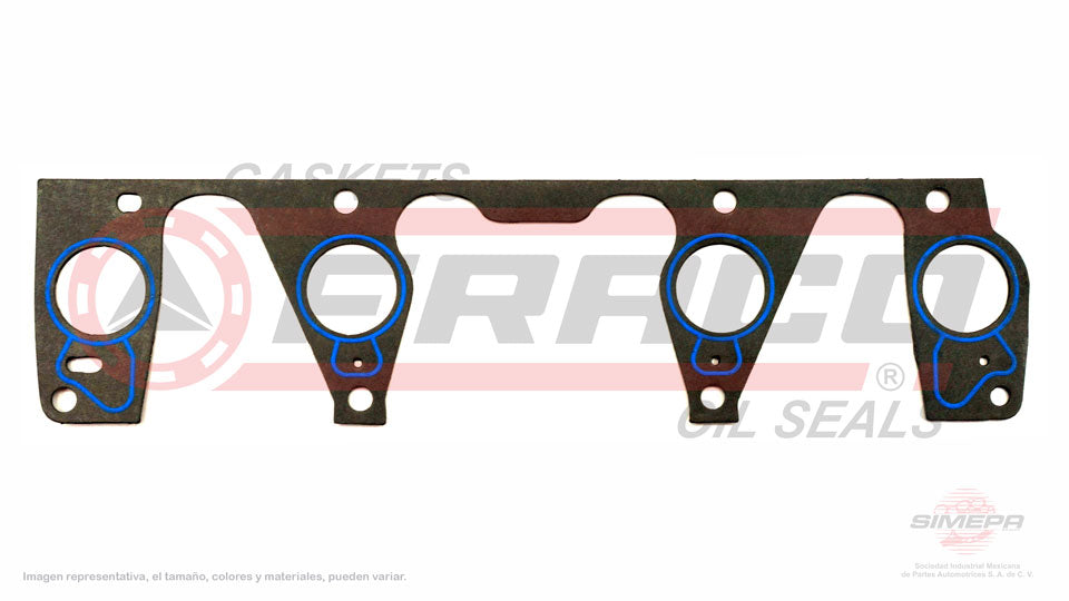 MIX-2640075 - EMPAQUE MULTIPLE DE ADMISION PARA FORD TEMPO L4 2.3 L OHV 8 V. OHV 1984-1987