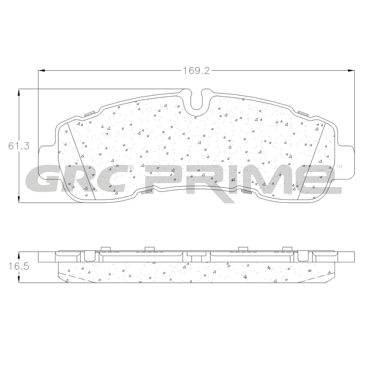 GPRD2281SD - BALATAS SEMIMETALICAS TRASERAS PARA FORD TRANSIT 2020-2020