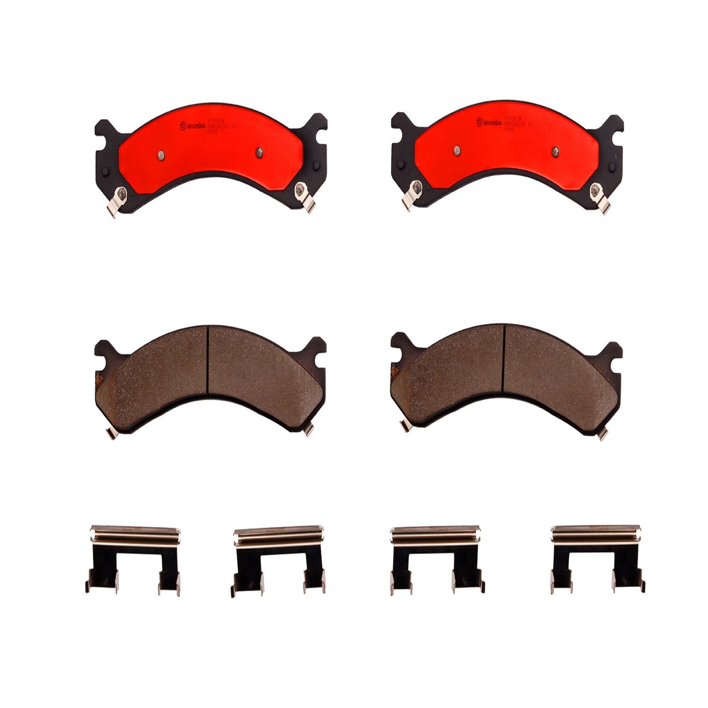 BRE-P10041N - BALATAS TRASERAS PARA CHEVROLET SILVERADO 3500 BASE 2001-2003