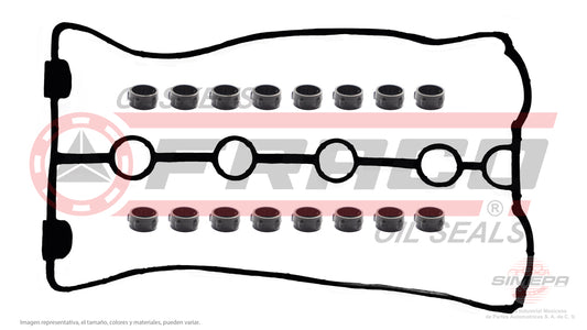 VSX-6040075-1 - EMPAQUE DE TAPA PUNTERIAS PARA CHEVROLET AVEO L4 1.6 L F16D3 16 V. DOHC F16D3 LXT 2004-2012