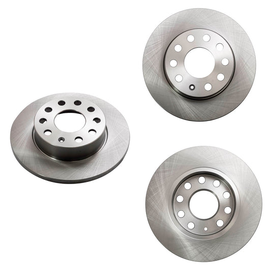 FR-28037 PAR DISCOS DE FRENO TRASEROS AUDI A3 QUATTRO 30 ANIVERSARIO 4 CIL 2L 2011-2011