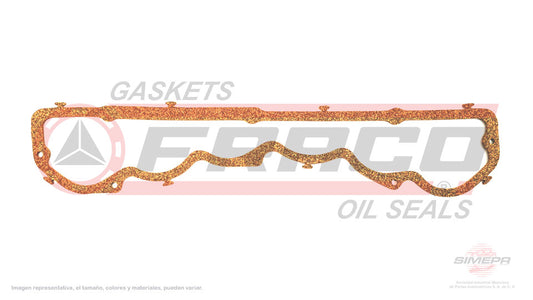VSX-2660050 - EMPAQUE DE TAPA PUNTERIAS PARA FORD BRONCO L6 4.9 L 12 V. OHV 1980-1987