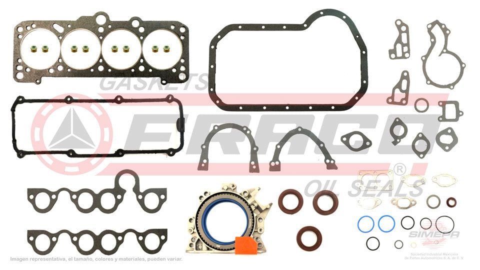 FSX-8640136 - JUEGO DE EMPAQUES PARA VOLKSWAGEN VAN L4 1.8 L 8 V. SOHC 2005-2009