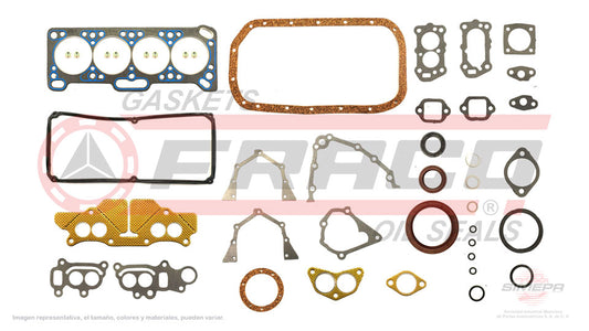 FSX-5540190 - JUEGO DE EMPAQUES PARA DODGE COLT L4 1.4 L 8 V. SOHC 1979-1984