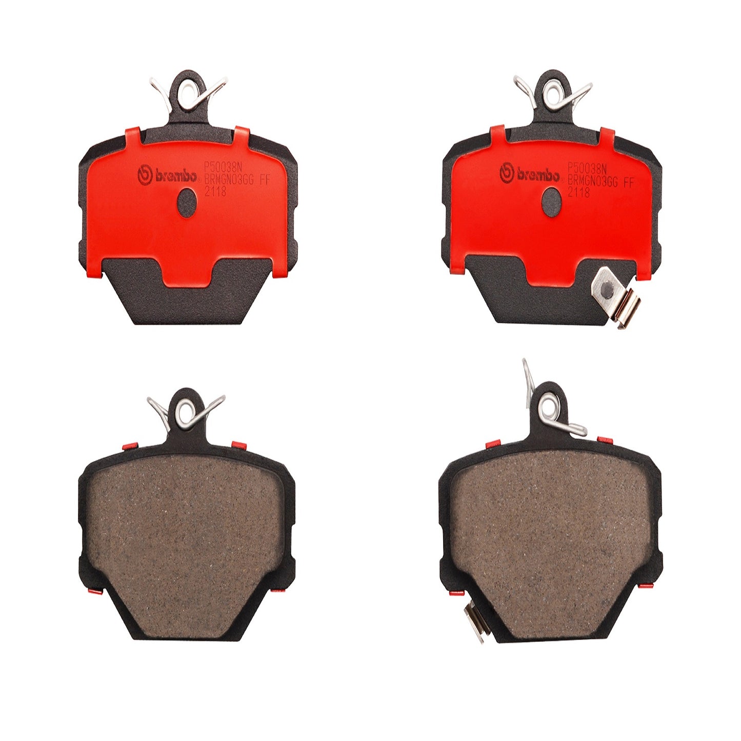 BRE-P50038N - BALATAS DELANTERAS PARA SMART FORTWO BASE 2005-2007