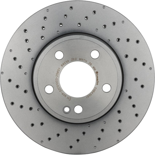 BRE-09.B436.51 - PAR DE DISCOS DE FRENO DELANTEROS PARA MERCEDES-BENZ A180 BASE 2013-2016