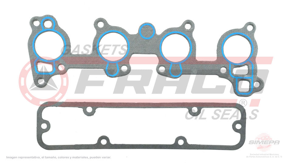 MIX-3040061 - EMPAQUE MULTIPLE DE ADMISION PARA BUICK SKYHAWK L4 2.0 L 8 V. OHV 1987-1989