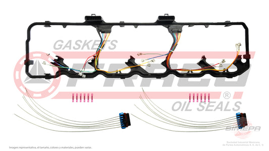 VSX-1360015 - EMPAQUE DE TAPA PUNTERIAS PARA DODGE RAM 2500 5.9 L CUMMINS TD L6 24 V. OHV ETH 2006-2009