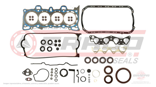 FSX-3540085-1 - JUEGO DE EMPAQUES PARA HONDA CIVIC L4 1.6 L SOHC 16 V. SOHC D16/Y5Y7Y8 1996-2000