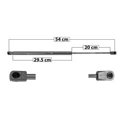 MANJ-51112 - AMORTIGUADOR 5TA PUERTA PARA HYUNDAI CRETA 2017-2020 DERECHA/IZQUIERDA