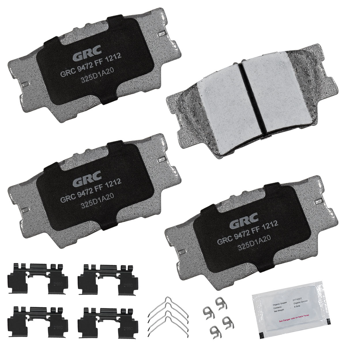 GPRD1212 - BALATAS CERAMICAS TRASERAS PARA LEXUS ES300H 2013-2018