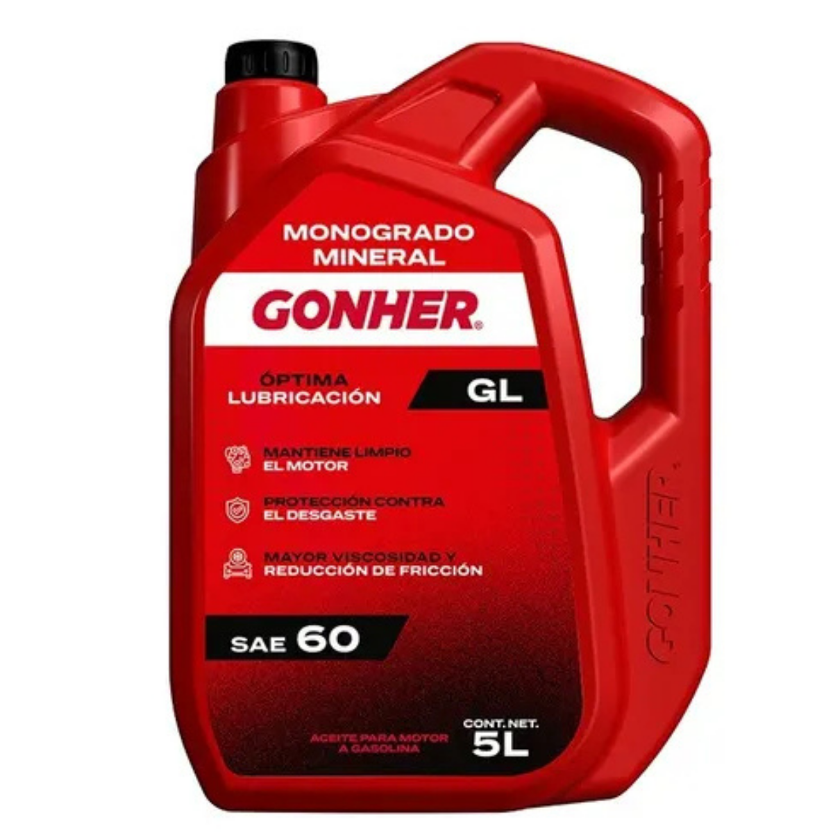 GH-1033951 - ACEITE GONHER SAE 60 API GL CAJA CON 4 PIEZAS DE 5 LITROS