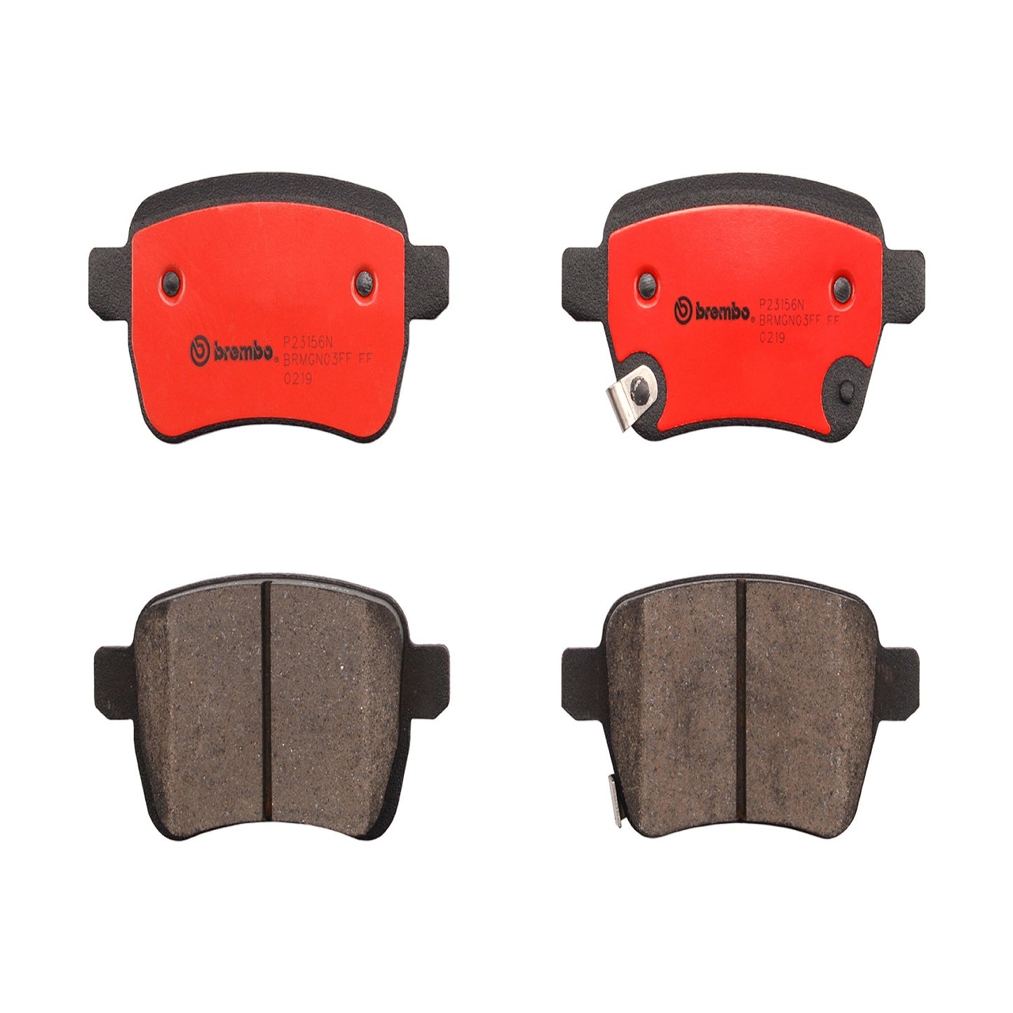 BRE-P23156N - BALATAS TRASERAS PARA FIAT 500L EASY 2014-2017