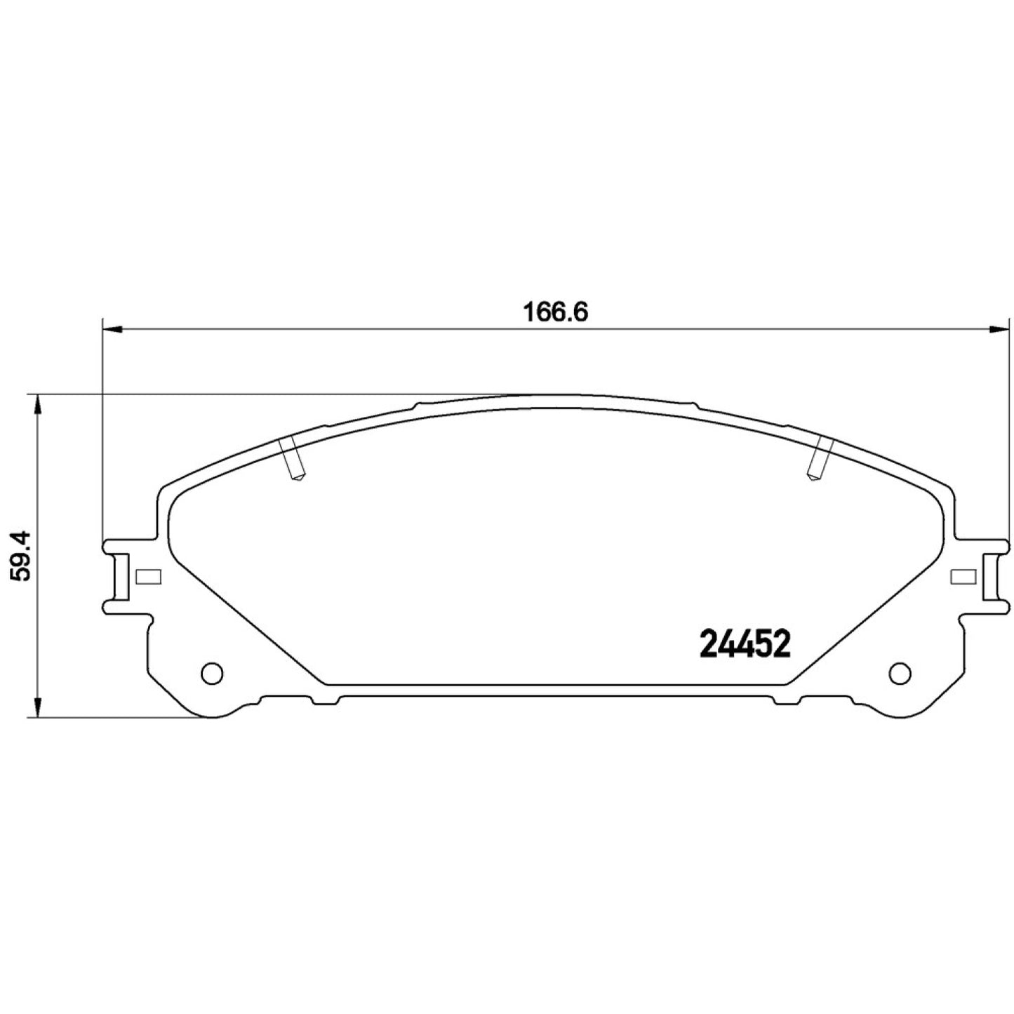 BRE-P83145 - BALATAS DELANTERAS PARA TOYOTA CAMRY TRD 2020-2021