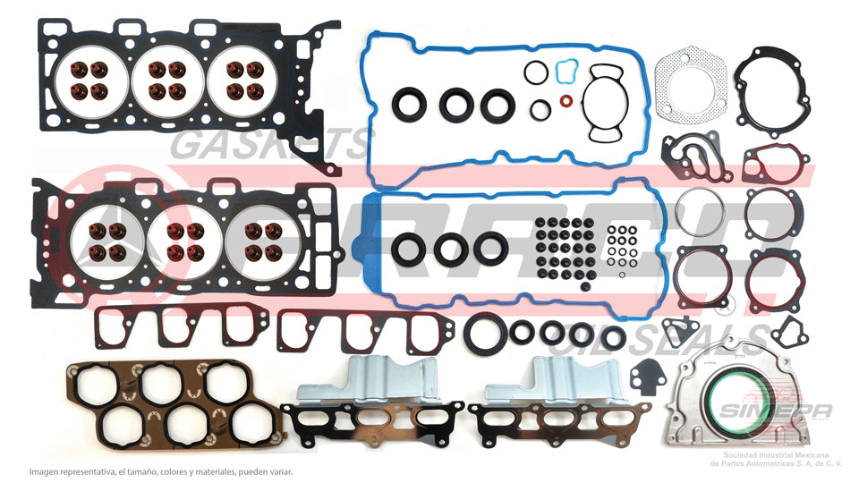 FSX-3062085SB - JUEGO DE EMPAQUES PARA CHEVROLET EQUINOX 3.6 L V6 24 V DOHC LY7 2008-2009