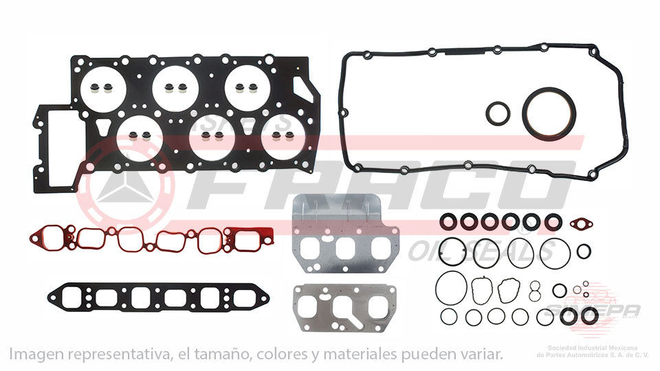 FSX-8664011 - JUEGO DE EMPAQUES PARA VOLKSWAGEN EUROVAN VR6 2.8 L DOHC 24 V. DOHC 2001-2003