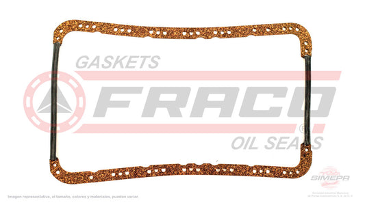 OSX-2640012 - EMPAQUE DE CARTER PARA FORD ESCORT L4 1.6 L 8 V. SOHC 1981-1985