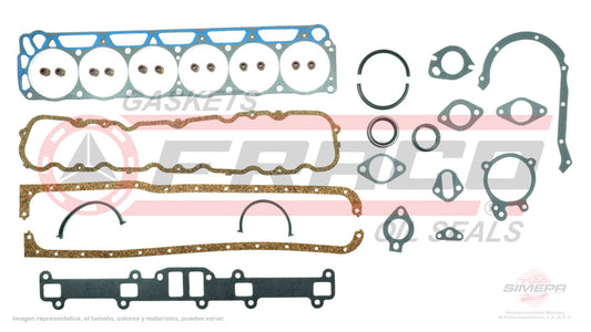 FSX-2660060 - JUEGO DE EMPAQUES PARA FORD COUNTRY SEDAN L6 4.1 L 12 V. OHV 1969-1974