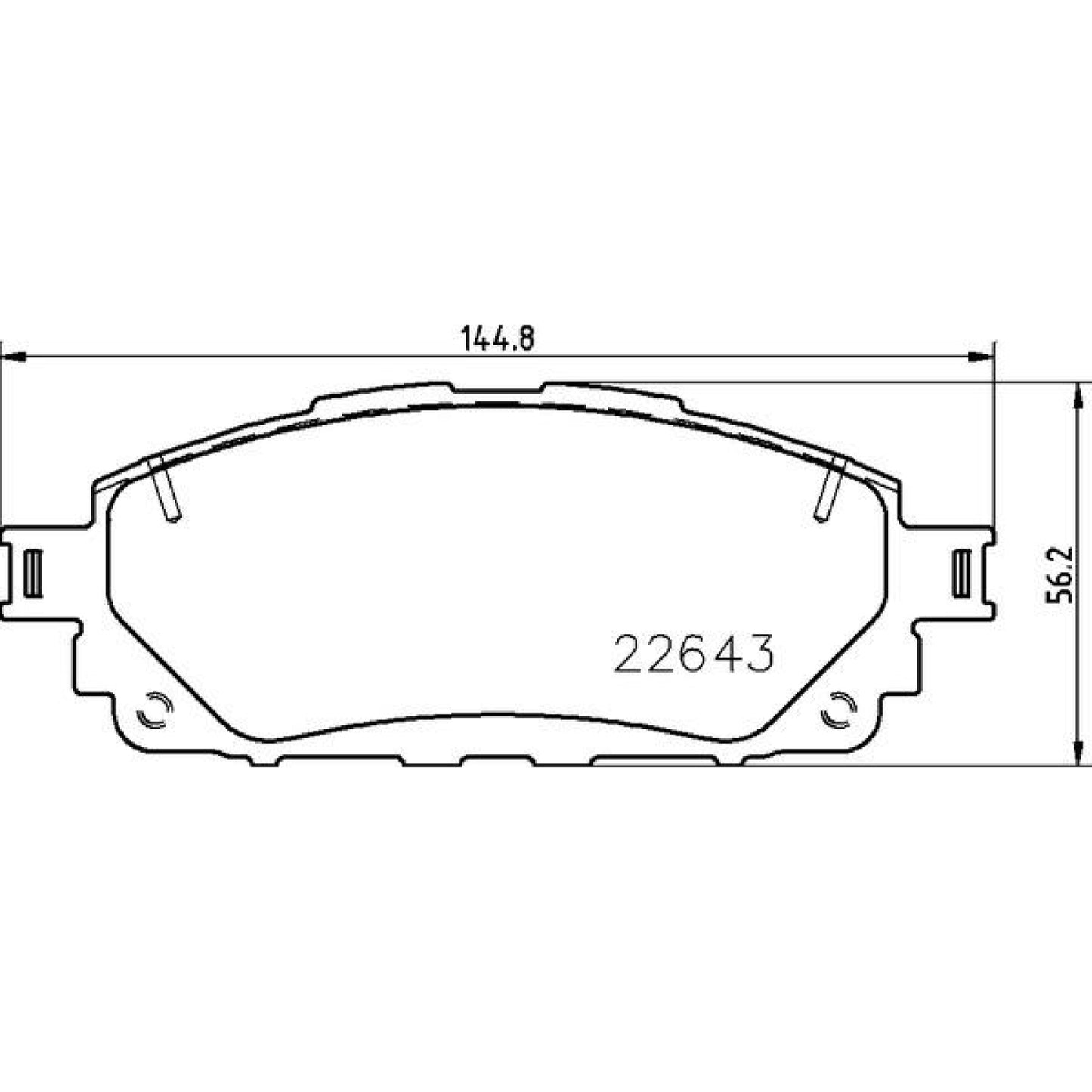 BRE-P83170 - BALATAS DELANTERAS PARA TOYOTA HILUX BASE 2019-2019