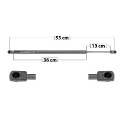 MANJ-51016 - AMORTIGUADOR COFRE PARA CHEVROLET COLORADO 2016-2022