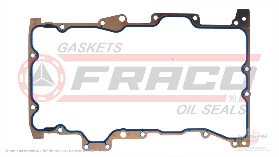 OSX-2662056 - EMPAQUE DE CARTER PARA FORD CONTOUR V6 2.5 L DOHC 24 V. DOHC 1995-2000