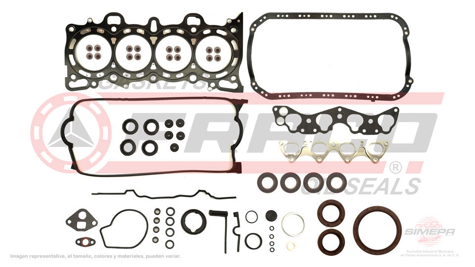 FSX-3540085 - JUEGO DE EMPAQUES PARA HONDA CIVIC L4 1.6 L SOHC 16 V. SOHC D16/Y5Y7Y8 1996-2000