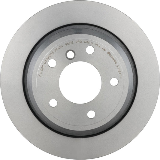 BRE-09.6841.11 - PAR DE DISCOS DE FRENO TRASEROS PARA BMW 525I BASE 2001-2003