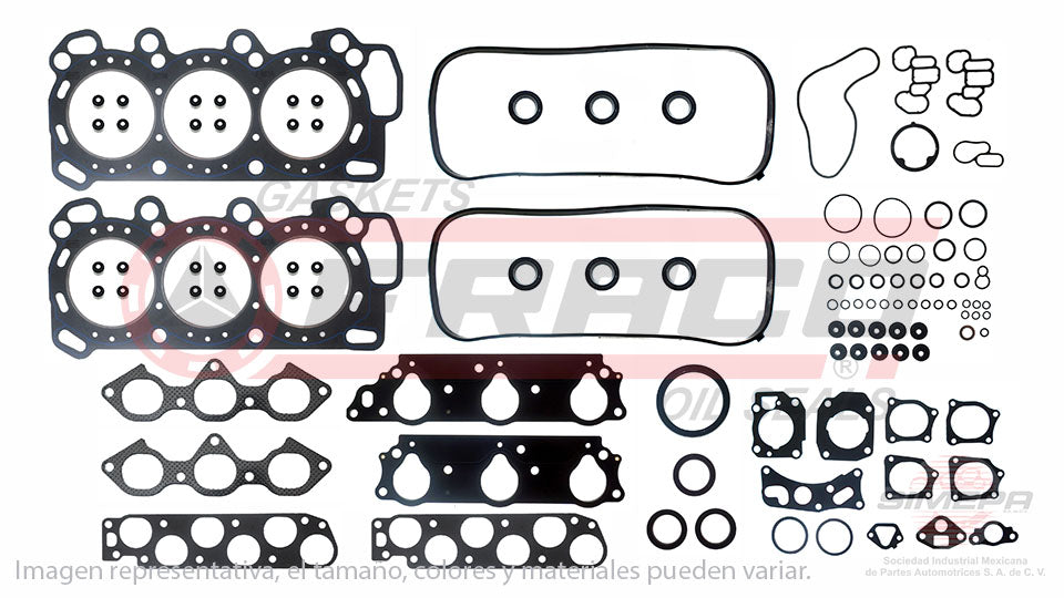 FSX-3562030NR - JUEGO DE EMPAQUES PARA ACURA CL V6 3.0 L 24 V. SOHC J30A1 1997-1999