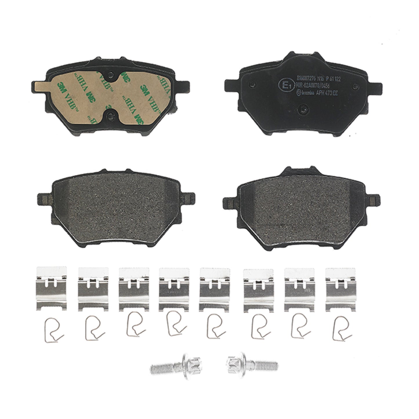BRE-P61122 - BALATAS TRASERAS PARA PEUGEOT 3008 ALLURE 2018-2019