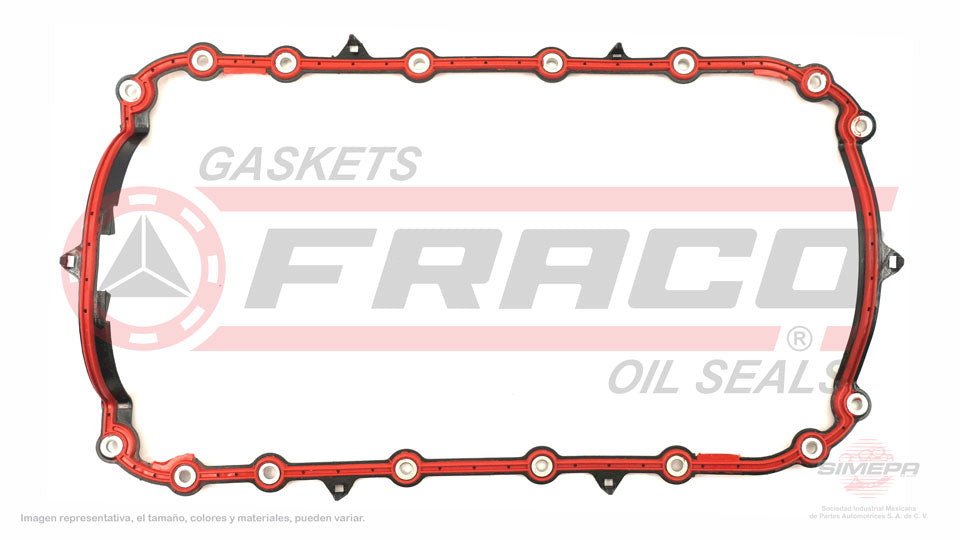 OSX-2662055 - EMPAQUE DE CARTER PARA FORD RANGER V6 3.0 L VULCAN 12 V. OHV 2002-2008