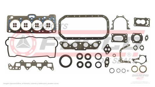 FSX-8040123 - JUEGO DE EMPAQUES PARA GEO PRIZM L4 1.6 L DOHC 16 V. DOHC 4AFE 1989