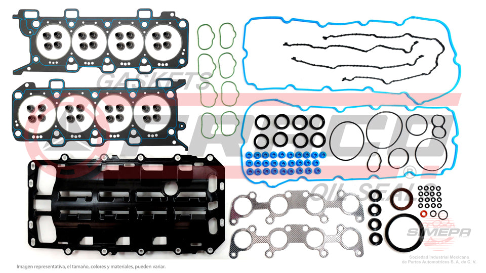 FSX-2682085NR - JUEGO DE EMPAQUES PARA FORD F-150 V8 5.0 L DOHC 32 V. DOHC COYOTE 2011-2014