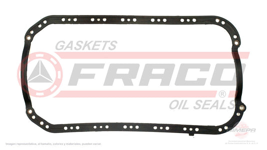 OSX-3540085 - EMPAQUE DE CARTER PARA HONDA CIVIC L4 1.6 L SOHC 16 V. SOHC D16Y7 1996-2000