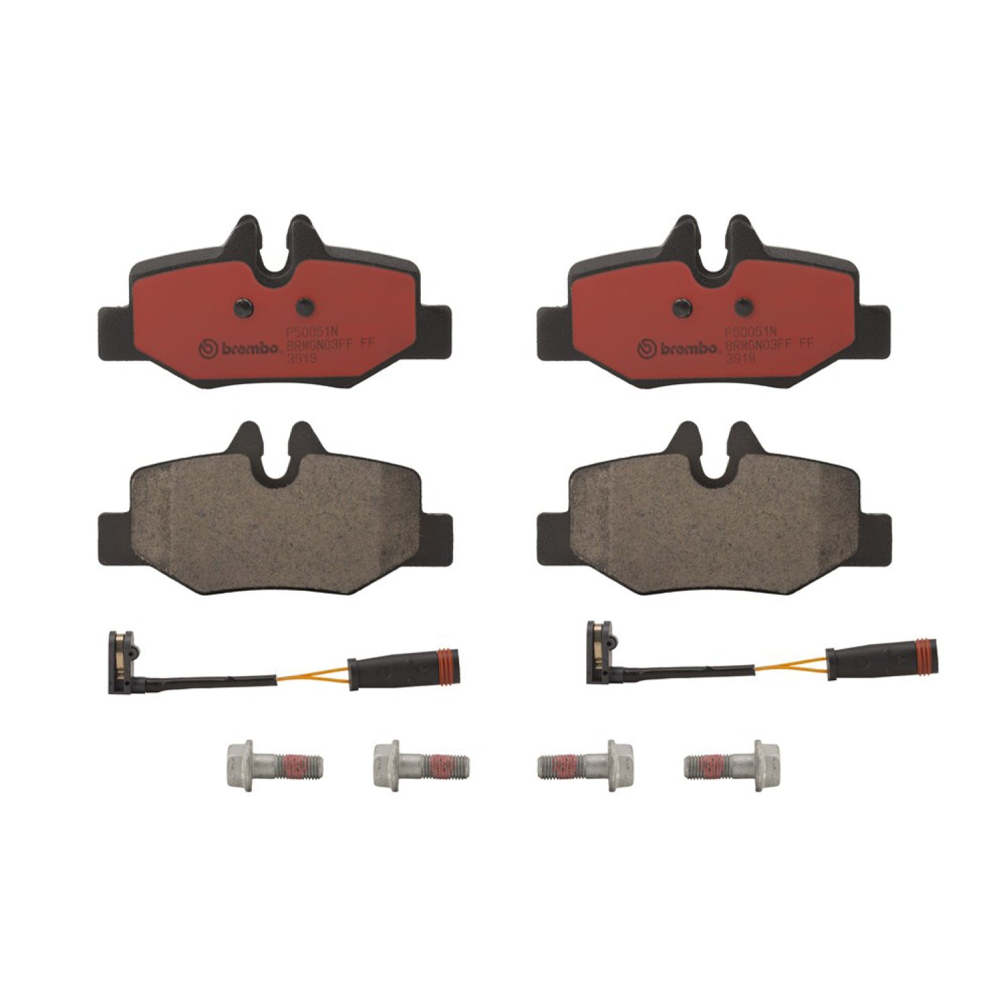 BRE-P50051N - BALATAS TRASERAS PARA MERCEDES-BENZ VITO BASE 2009-2013