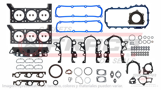 FSX-1162023 - JUEGO DE EMPAQUES PARA CHRYSLER TOWN & COUNTRY V6 3.3 L 12 V. OHV 2004-2010