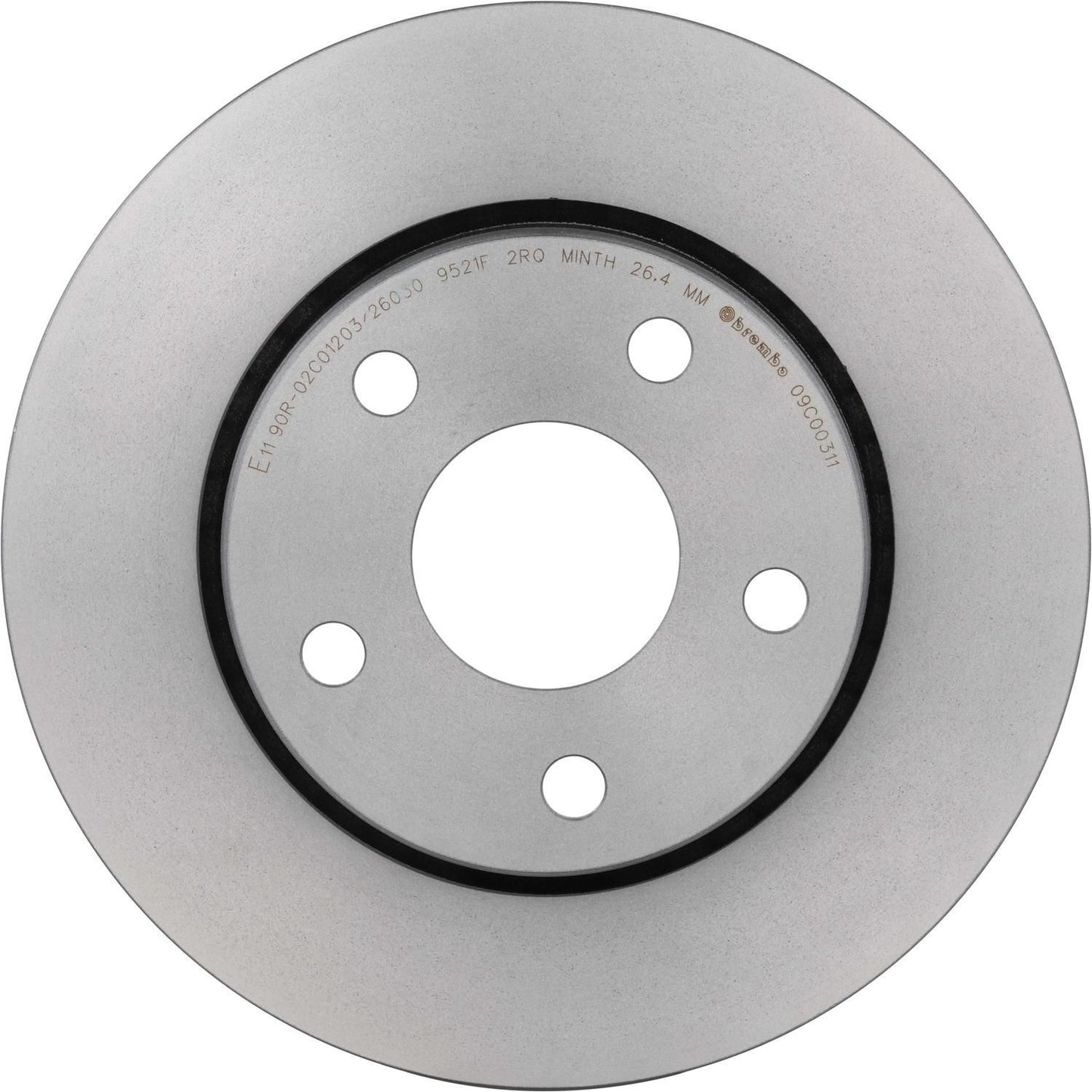 BRE-09.C003.11 - PAR DE DISCOS DE FRENO DELANTEROS PARA JEEP WRANGLER 70TH ANNIVERSARY 2011-2011