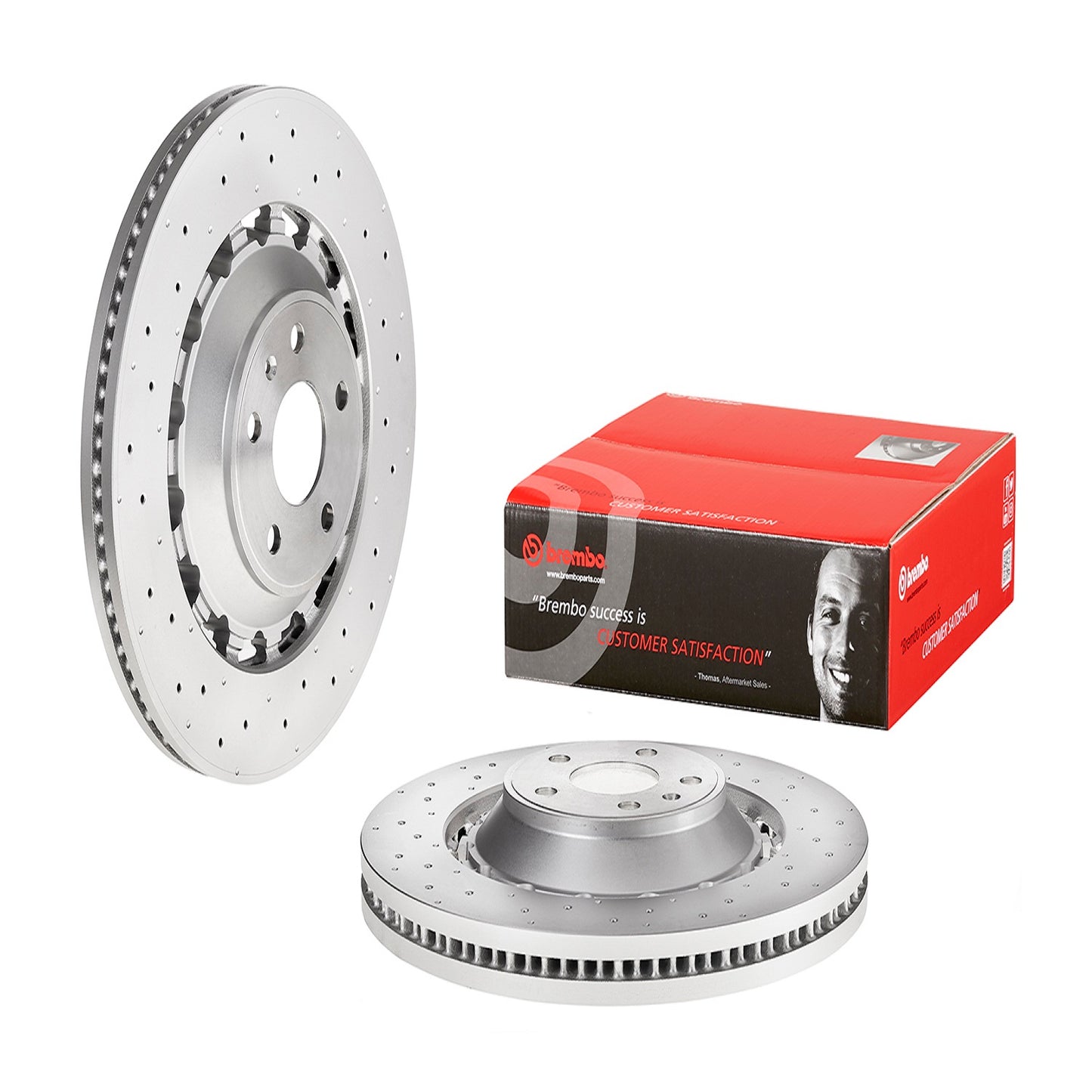 BRE-09.D174.33 - PAR DE DISCOS DE FRENO DELANTEROS PARA AUDI RS3 BASE 2019-2020