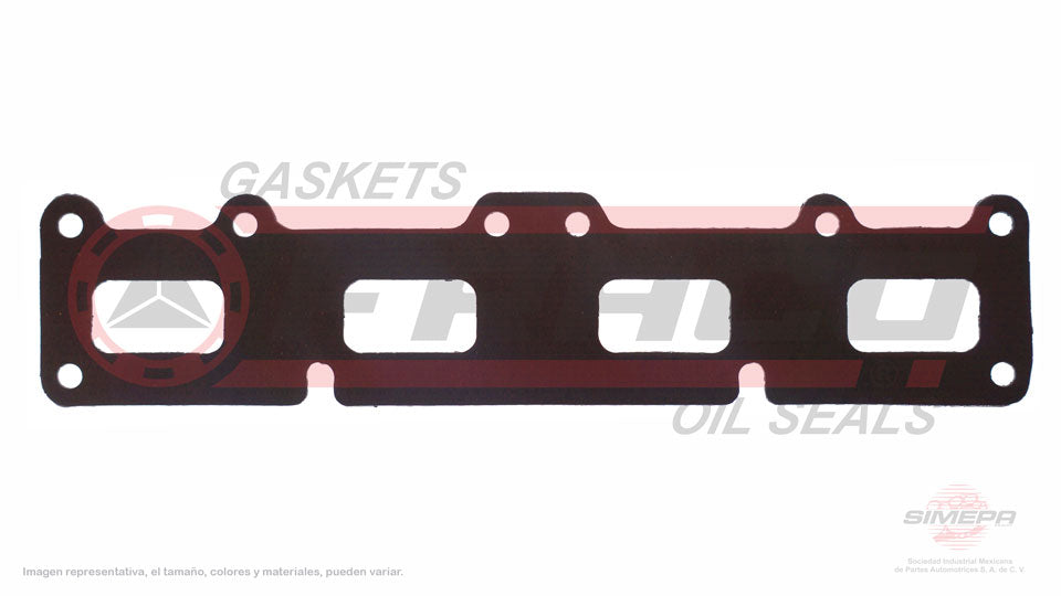 MEX-1140076 - EMPAQUE MULTIPLE DE ESCAPE PARA CHRYSLER PT CRUISER L4 2.0 L DOHC 16 V. ECC DOHC  2000-2004