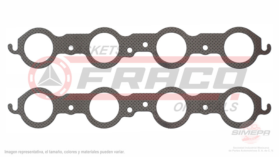 MEX-3082065-1 - EMPAQUE MULTIPLE DE ESCAPE PARA BUICK ALLURE 5.3 L V8 16 V OHV 2008