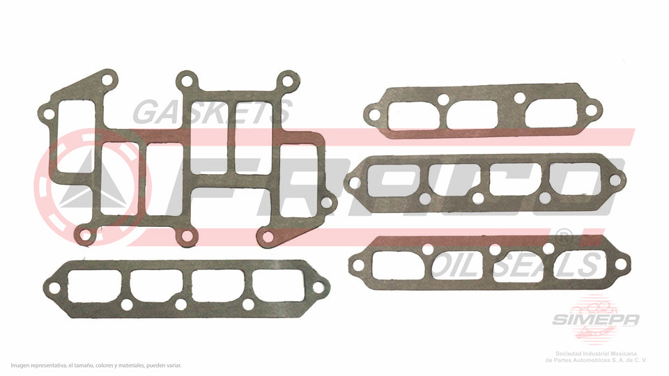 MUX-3062003 - EMPAQUE DE MULTIPLE PARA BUICK CENTURY V6 2.8 L 12 V. OHV 1982-1986