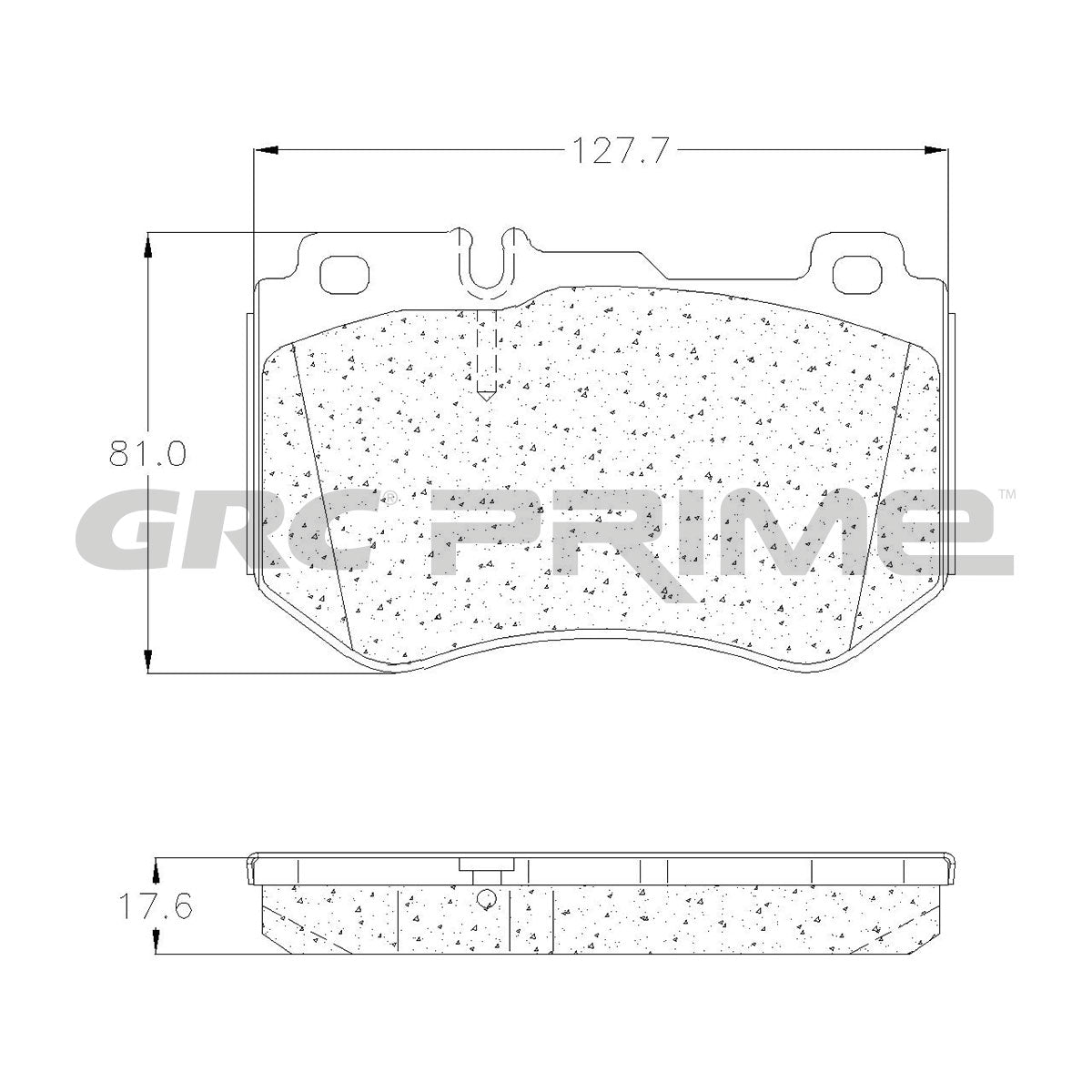 GPRD1862 - BALATAS CERAMICAS DELANTERAS PARA MERCEDES-BENZ C180 2015-2019