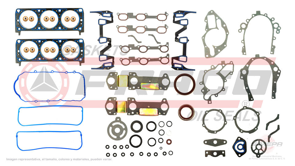 FSX-3062022 - JUEGO DE EMPAQUES PARA BUICK CENTURY V6 3.1 L. 12 V OHV VIN M 1995-1999