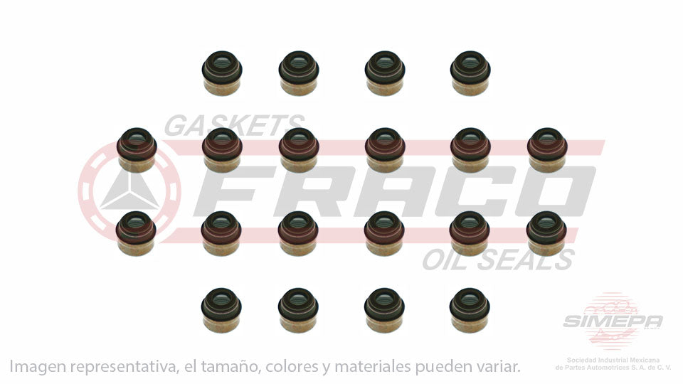 SS-5260-V-20 - SELLOS DE VALVULA POR JUEGOS PARA AUDI A4 L4 1.8 L 20V 20 V. DOHC 2001-2006