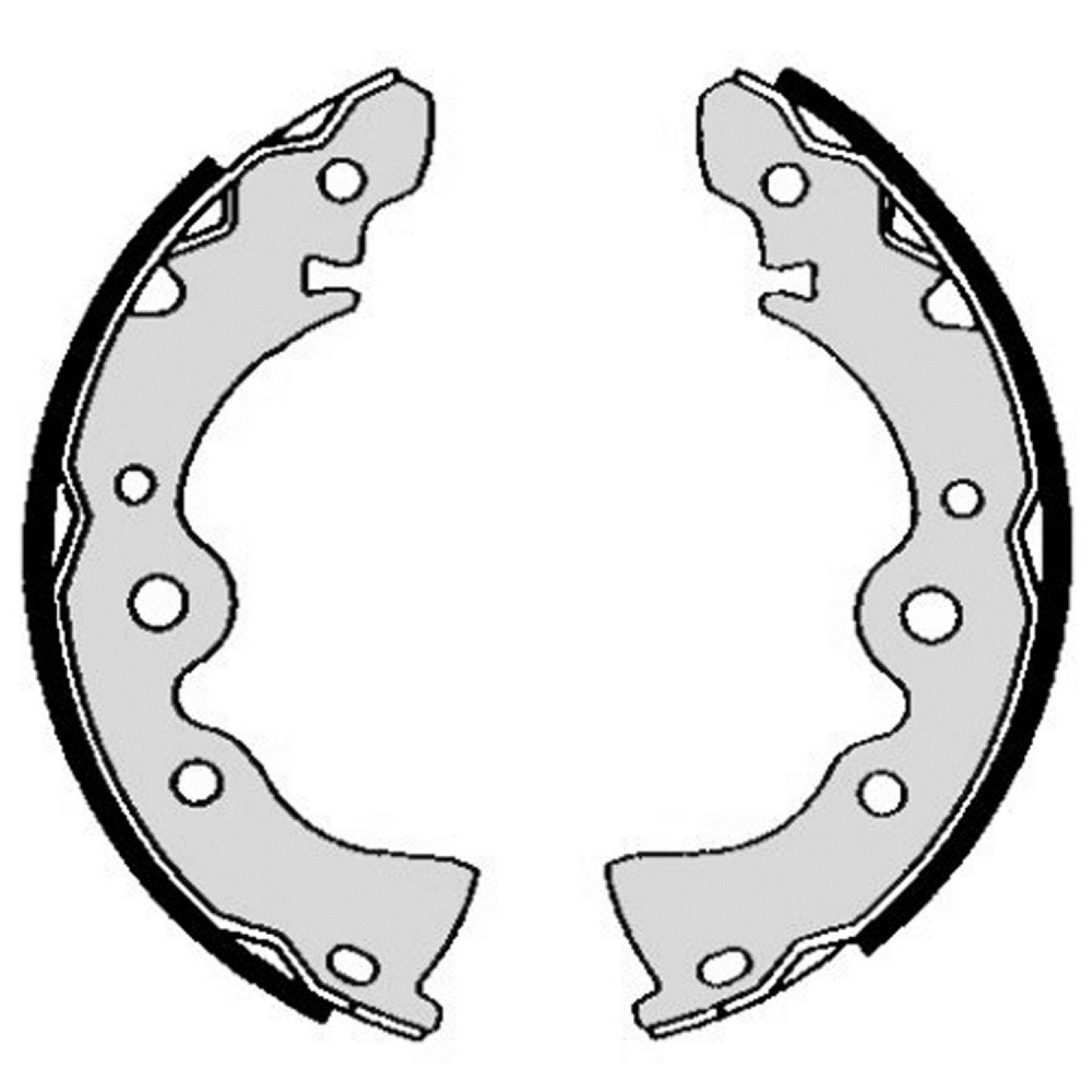 BRE-S56519 - ZAPATAS TRASERAS PARA NISSAN SENTRA BASE 2004-2006