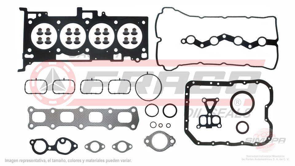 FSX-5540309 - JUEGO DE EMPAQUES PARA MITSUBISHI ASX 2.0 L 4B11 L4 16 V DOHC MIVEC 2013-2015