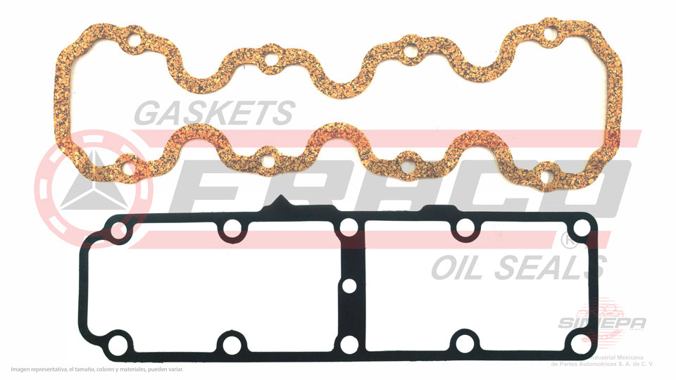 VSX-1640020 - EMPAQUE DE TAPA PUNTERIAS PARA CHEVROLET CHEVY L4 1.6 L. 8 V. SOHC 1996-2012