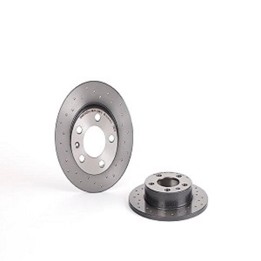 BRE-08.7165.1X - PAR DE DISCOS DE FRENO TRASEROS PARA AUDI A1 ACTIVE 2016-2016