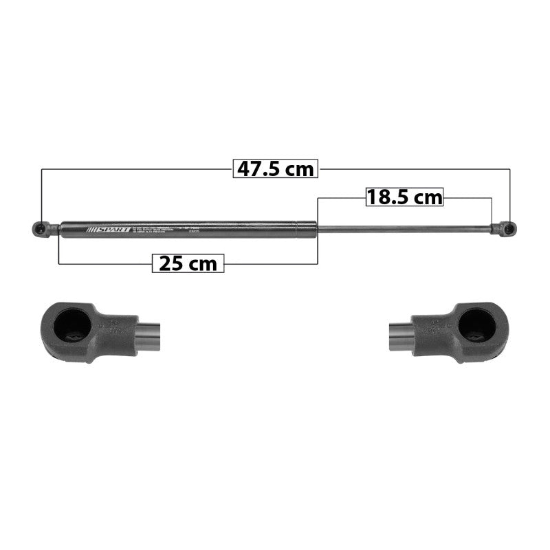 MANJ-51176 - AMORTIGUADOR 5TA PUERTA PARA RENAULT CLIO 2013-2018 DERECHA/IZQUIERDA
