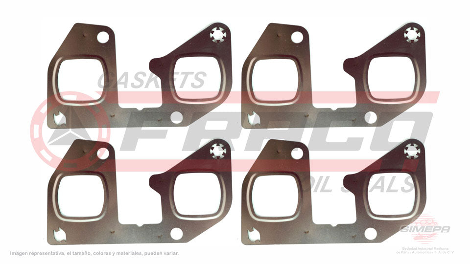MEX-2682183 - EMPAQUE MULTIPLE DE ESCAPE PARA FORD F-150 V8 6.2 L SOHC 16 V. SOHC ROMEO RAPTOR 2010-2014