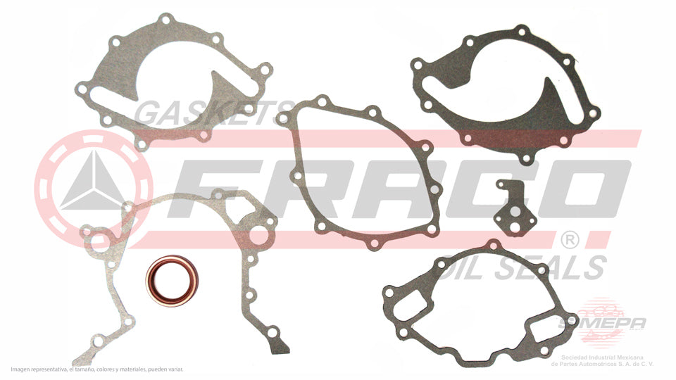 TCX-2682103 - EMPAQUE DE TAPA DE DISTRIBUCION PARA FORD BRONCO V8 5.0 L 16 V. OHV 1986-1996